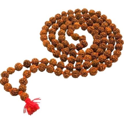 Natural 7 Mukhi Rudraksha Mala -Java Indonesia - 7-9 MM
